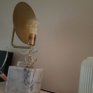 Gold and Marble Lamp